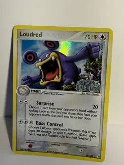 Pokemon TCG Loudred EX Crystal Guardians Reverse Holo Rare 23/100 70 HP - Image 2