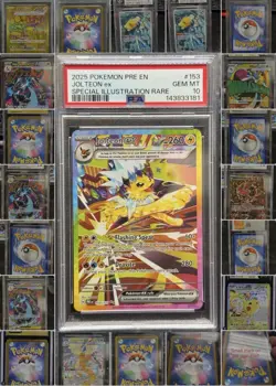 Pokemon TCG Jolteon ex 153/131 Prismatic Evolutions Holo PSA 10 - Image 1
