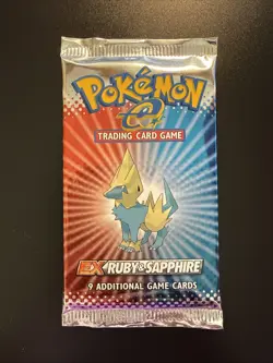 Pokemon Manectric Ruby Sapphire Booster Pack e-series 2003 - Image 1