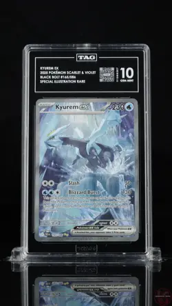 KYUREM EX 165/086 SPECIAL ILLUSTRATION RARE BLACK BOLT POKEMON TAG 10 GEM MINT - Image 1