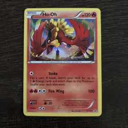 Pokemon TCG Ho-Oh XY Black Star Promos XY153 Holo Promo- LP - Image 1