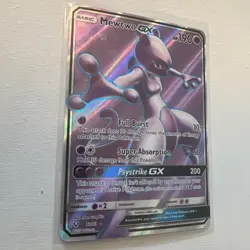 Pokemon TCG Mewtwo GX 72/73 Shining Legends Holo Full Art English 2017 - NM - Image 3