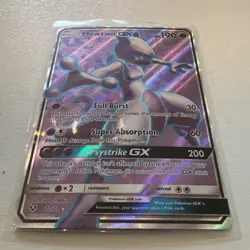 Pokemon TCG Mewtwo GX 72/73 Shining Legends Holo Full Art English 2017 - NM - Image 4
