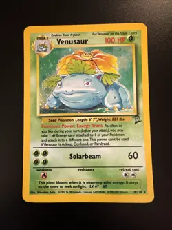 Venusaur Holo Rare Base Set 2 018/130 Pokemon - Image 1