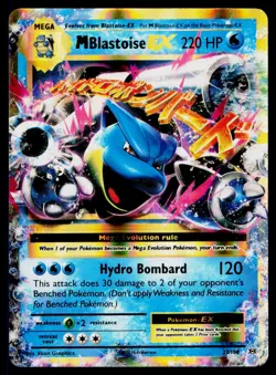 M Blastoise EX - Holo 22/108 Ultra Rare Pokemon XY - Evolutions NM - Image 1