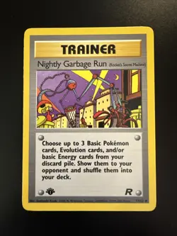 Trainer Nightly Garbage Run - 77/82 - 1st Edition - Team Rocket - Pokemon - Image 1