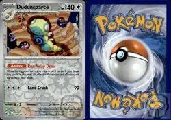 Dudunsparce 129/162 R Temporal Forces Pokemon Reverse Holo NM/M - Image 2