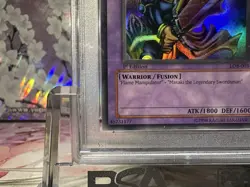 LOB 1st Edition Flame Swordsman PSA 10 GEM MINT - Glossy - Vintage Grail YuGiOh - Image 4