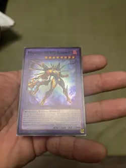 YuGiOh! - Masked HERO Atomic MZMU-EN016 Super Rare 1st Edition Near Mint - Image 1