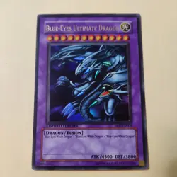 Blue-Eyes Ultimate Dragon JMP-EN005 Limited Edition LP - Image 2