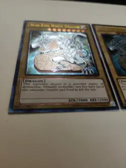 2x Blue-Eyes White Dragon YSKR-EN001 Ultimate Rare Unlimited VLP - Image 4