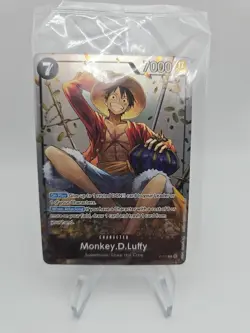 Monkey D. Luffy (Tin Pack Set Vol 2) P-075 One Piece Promotion Cards Foil SEALED - Image 1
