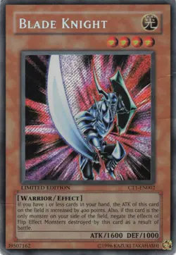 Yugioh Blade Knight CT1-EN002 Secret Rare HP - Image 1