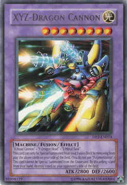 Yugioh XYZ-Dragon Cannon DP2-EN014 Rare NM - Image 1