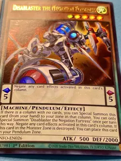 2x Disablaster The Negation Fortress | INFO-EN026 | UR | MD| 1st Ed | YuGiOh! - Image 5