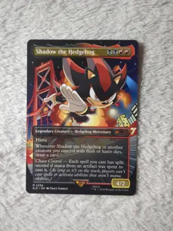Shadow The Hedgehog MTG Secret Lair Non Foil M 2086 - Image 1