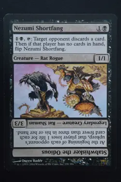 Magic The Gathering MTG NEZUMI SHORTFANG Champions of Kamigawa LP Played - Image 1