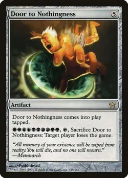Magic The Gathering MTG DOOR TO NOTHINGNESS Fifth Dawn NM Near Mint - Image 1