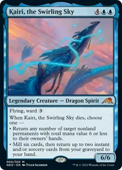 Magic The Gathering MTG KAIRI, THE SWIRLING SKY Kamigawa: Neon Dynasty NM - Image 1