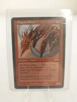 Vintage MTG Magic the Gathering Magma Sliver Legions (#107) NM - Image 1