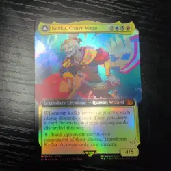 MTG Final Fantasy - Kefka, Court Mage #0496 Extended Art - Foil - Mythic - Image 1