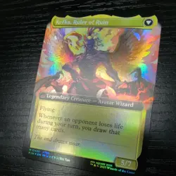 MTG Final Fantasy - Kefka, Court Mage #0496 Extended Art - Foil - Mythic - Image 2