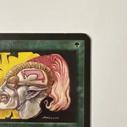 MTG: Llanowar Elves NM-Mint, English 1st Edition - Was Graded - Raw - - Image 3