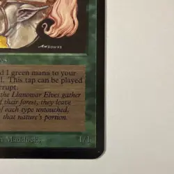 MTG: Llanowar Elves NM-Mint, English 1st Edition - Was Graded - Raw - - Image 5