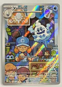 Pokemon Stamped Vanillish TCG Holiday Calendar 2025 Promo card SEALED 190/182 - Image 1