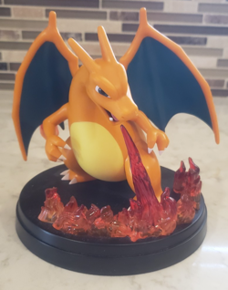 Charizard EX Super-Premium Collection (Figure Only), Pokemon Card Stand - Image 1