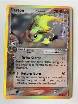 Flareon Holo Rare | Ex Delta Species | #5 | Chase | Vintage | Pokemon TCG | ENG - Image 1