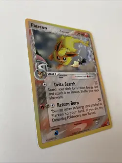 Flareon Holo Rare | Ex Delta Species | #5 | Chase | Vintage | Pokemon TCG | ENG - Image 3
