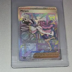 Pokemon Scarlet & Violet Base #251 Full Art Special Illustration Rare Miriam NM - Image 1