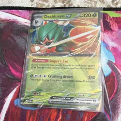 Pokemon Decidueye EX 012/088 Holo Rare Grass 320 HP POR Set 2016 Card - Image 1