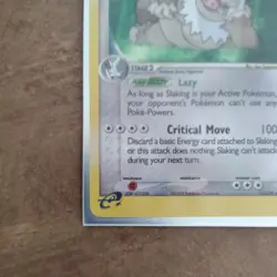 Pokemon Slaking 12/109 EX Ruby Sapphire Holo Rare SWIRL 2003 - Image 2