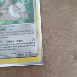 Pokemon Slaking 12/109 EX Ruby Sapphire Holo Rare SWIRL 2003 - Image 3