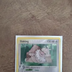 Pokemon Slaking 12/109 EX Ruby Sapphire Holo Rare SWIRL 2003 - Image 5