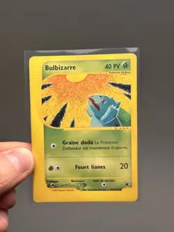 Bulbizarre Pokemon TCG Bulbasaur Expedition Base Set 95/165 Common LP French - Image 1