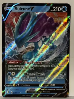 Suicune V 031/203 SWSH07: Evolving Skies NM Pokemon Fast Shipping - Image 1