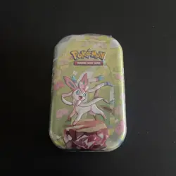 Pokemon TCG Scarlet & Violet Prismatic Evolutions Mini Tin Sylveon New & Sealed - Image 1