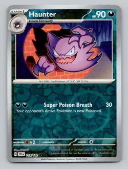 Reverse Holo Haunter 103/162 Common Temporal Forces Pokemon - Image 1