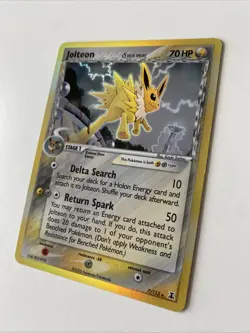 Jolteon Holo Rare | EX Delta Species | #7 | Chase | Vintage | Pokemon TCG | ENG - Image 2