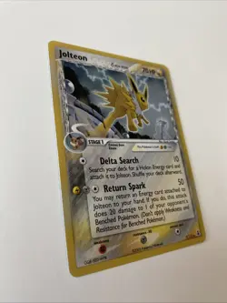 Jolteon Holo Rare | EX Delta Species | #7 | Chase | Vintage | Pokemon TCG | ENG - Image 3