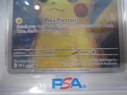 Pokemon Card Pikachu with Grey Felt Hat Van Gogh Promo SVP EN085 PSA10 - Image 4