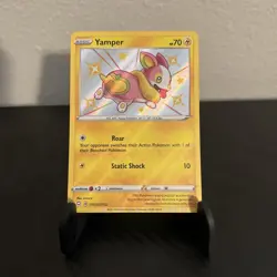 2021 Pokemon TCG Sword & Shield Shining Fates #SV039/SV122 Yamper Shiny - Image 1
