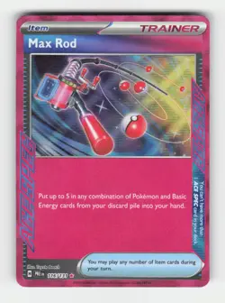 Max Rod SV: Prismatic Evolutions (PRE) 116/131 Holofoil ACE SPEC Rare NM EN - Image 3