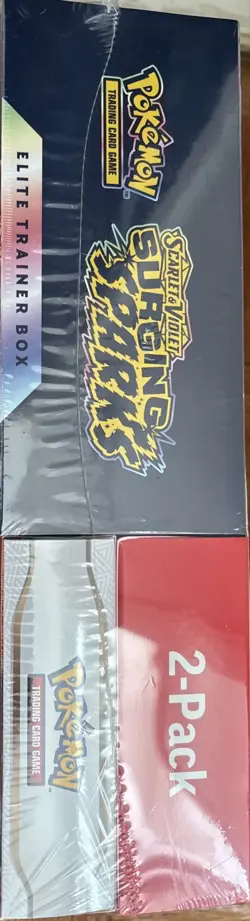 Pokemon TCG Scarlet & Violet Surging Sparks Elite Trainer Box Sealed - Image 2