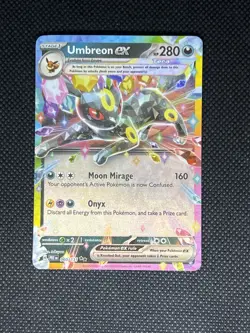 Pokemon Umbreon ex Double Rare Tera Holo 060/131 Sv: Prismatic Evolutions HP 280 - Image 1