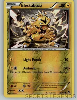 2014 pokemon Furious Fists reverse holo Electabuzz 29/111 - Image 1