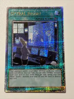 Yugioh! TCG - SPYRAL Resort - Quarter Century Secret Rare - RA04-EN277 Stampede - Image 1